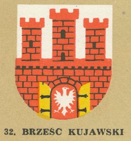 Arms (crest) of Brześć Kujawski