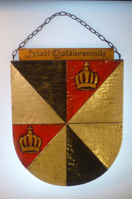 Wappen von Goldkronach/Coat of arms (crest) of Goldkronach