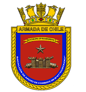 Coat of arms (crest) of the Marine Infantry Battalion No 41 Hurtado, Chilean Navy