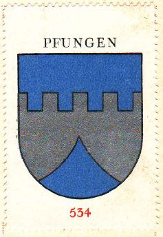 Wappen von/Blason de Pfungen