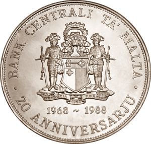 Wappen von Central Bank of Malta/Coat of arms (crest) of Central Bank of Malta
