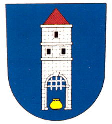 Arms (crest) of Hartmanice (Klatovy)