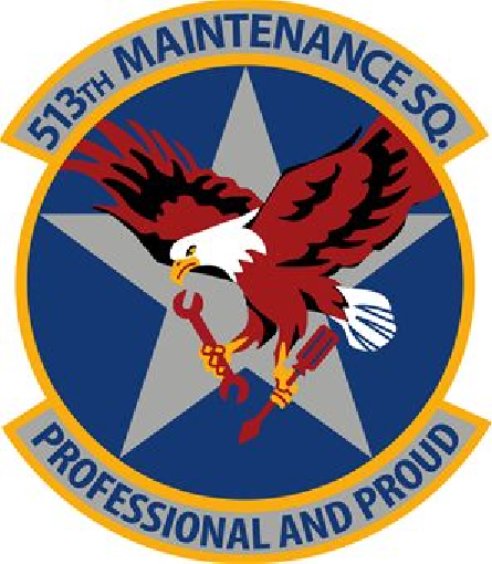 File:513th Maintenance Squadron, US Air Force.png