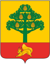 Coat of arms (crest) of Sosnovoborsk (Krasnoyarsk Krai)