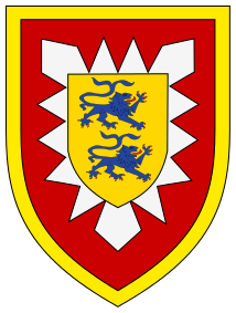 Coat of arms (crest) of the Armoured Brigade 18 Holstein, German Army