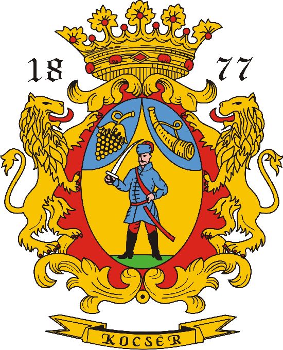 350 pxKocsér (címer, arms)