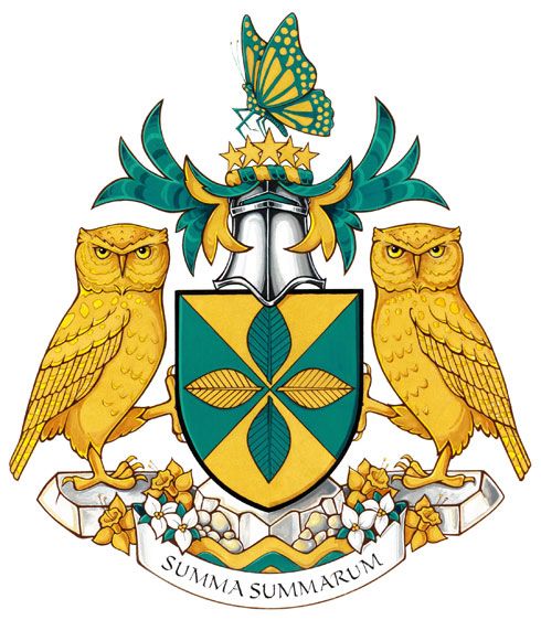 Arms (crest) of Elmwood school
