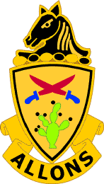 Coat of arms (crest) of 11th Cavalry Regiment, US Army