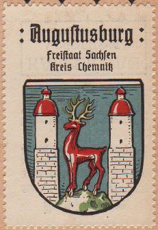 Wappen von Augustusburg/Coat of arms (crest) of Augustusburg