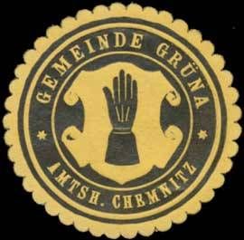 Seal of Grüna (Chemnitz)