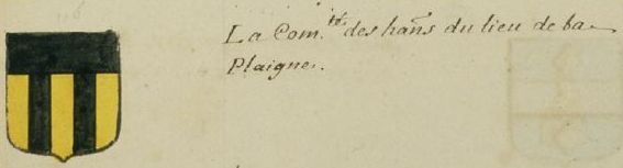Blason de Plaigne/Coat of arms (crest) of {{PAGENAME
