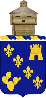 Arms of 129th Infantry Regiment, Illinois Army National Guard