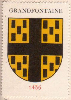 Wappen von/Blason de Grandfontaine (Jura)