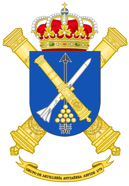 File:Aspide Air Defence Artillery Group I-73, Spanish Army.png