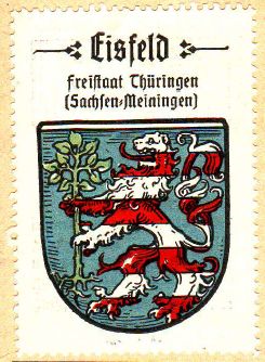 Wappen von Eisfeld/Coat of arms (crest) of Eisfeld