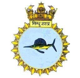 Coat of arms (crest) of the INS Sindhurashtra, Indian Navy