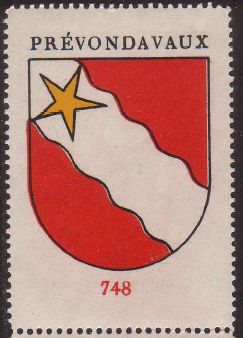 Wappen von/Blason de Prévondavaux