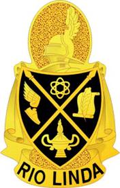 Coat of arms (crest) of Rio Linda Senior High School Junior Reserve Officer Training Corps, US Army