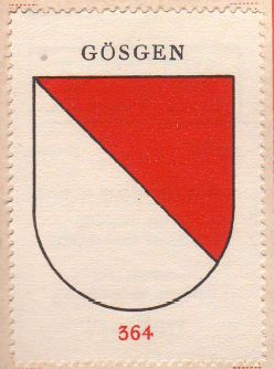 Wappen von/Blason de Gösgen