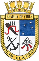 Coat of arms (crest) of the Landing Ship Medium Elicura (LSM-90), Chilean Navy