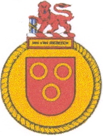 Coat of arms (crest) of the SAS Jan van Riebeeck, South African Navy