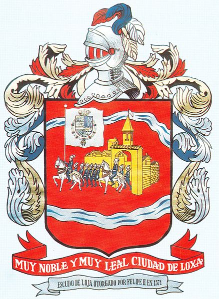 Escudo de Loja (canton)/Arms (crest) of Loja (canton)
