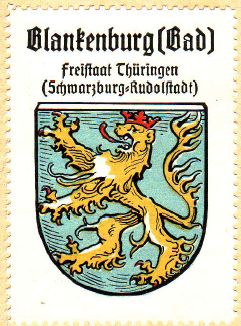 Wappen von Bad Blankenburg/Coat of arms (crest) of Bad Blankenburg