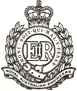 Coat of arms (crest) of the Royal Australian Engineers, Australia