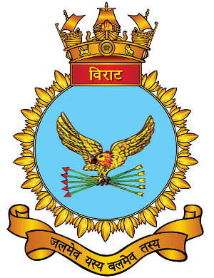 Coat of arms (crest) of the INS Viraat, Indian Navy