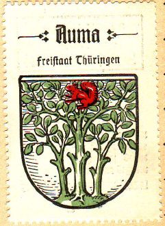 Wappen von Auma/Coat of arms (crest) of Auma