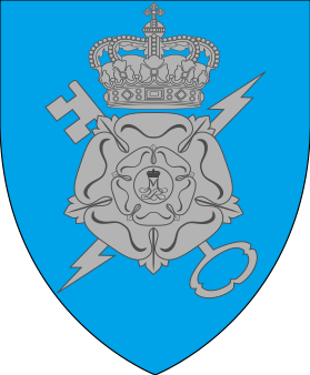 Arms of The Intelligence Regiment, Danish Army