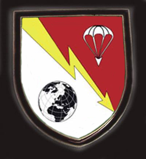 Coat of arms (crest) of the Signal Battalion of the Special Operations Division, Germany Army