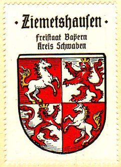 Wappen von Ziemetshausen/Coat of arms (crest) of Ziemetshausen