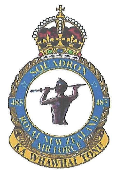 Coat of arms (crest) of the No 485 Squadron, RNZAF