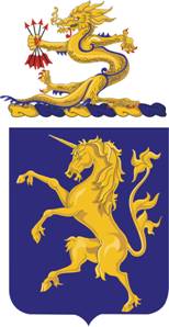 Coat of arms (crest) of 6th Cavalry Regiment, US Army
