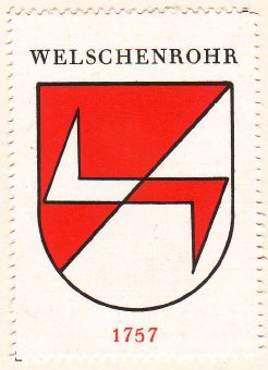Wappen von/Blason de Welschenrohr