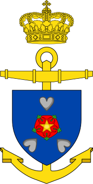 Coat of arms (crest) of the Fast Missile Boat Sehested (P547), Danish Navy