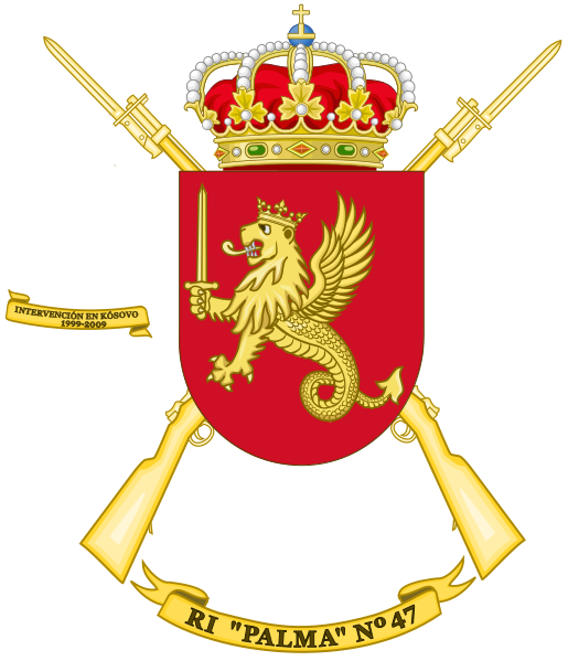 File:Infantry Regiment Palma No 47, Spanish Army.png