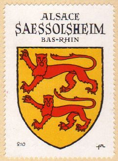 Blason de Saessolsheim