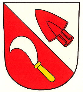 Wappen von Dachsen/Arms (crest) of Dachsen