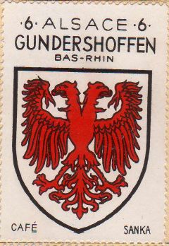 Blason de Gundershoffen/Coat of arms (crest) of {{PAGENAME