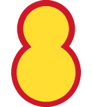 Coat of arms (crest) of the 8th Infantry Division, Republic of Korea Army