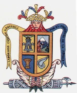 Escudo de Saquisilí/Arms (crest) of Saquisilí