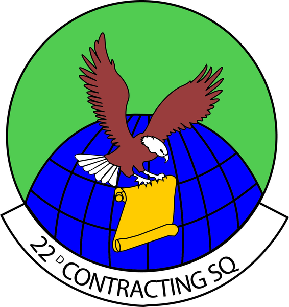 File:22nd Contracting Squadron, US Air Force.png