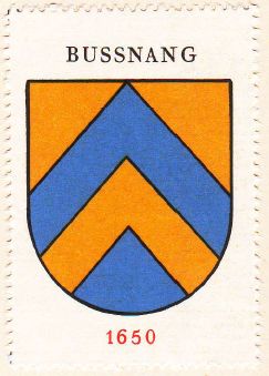 Wappen von/Blason de Bussnang