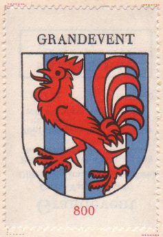 Wappen von/Blason de Grandevent