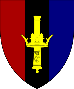 Arms of XIV Light Artillery Battalion, The Crown's Artillery Regiment, Danish Army