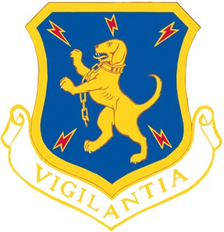 Coat of arms (crest) of the 32nd Air Division, US Air Force