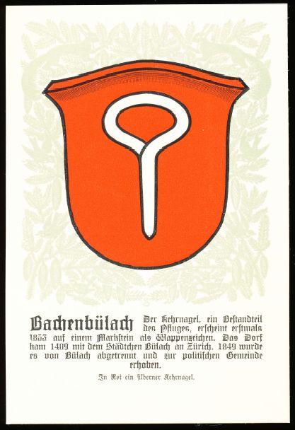 Wappen von/Blason de Bachenbülach