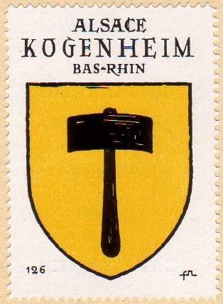 Blason de Kogenheim/Coat of arms (crest) of {{PAGENAME